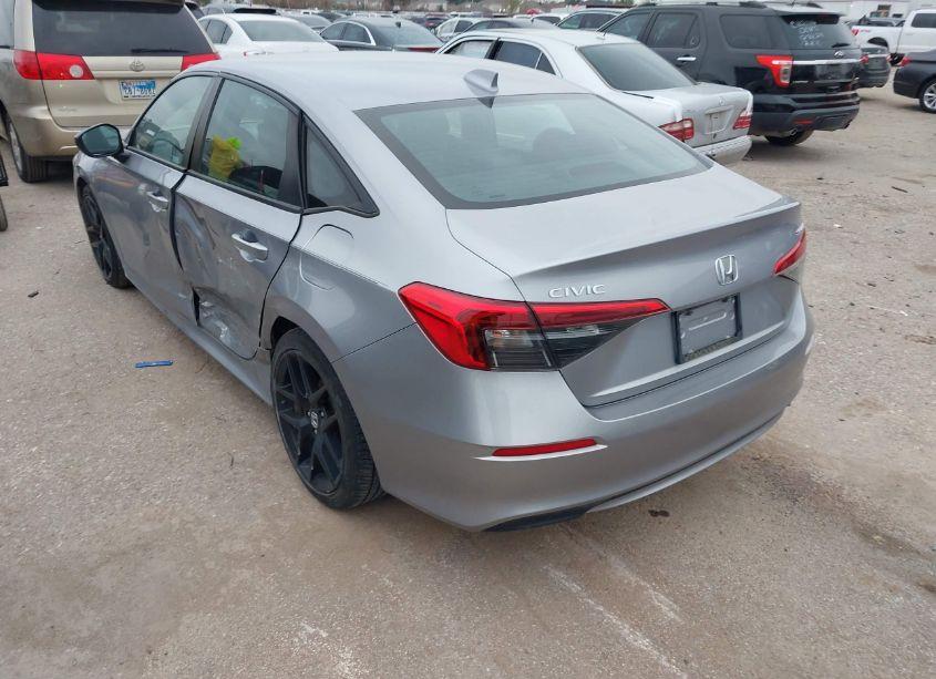 Photo 3 of 2022 Honda Civic SPORT (VIN 2HGFE2F5XNH542043)