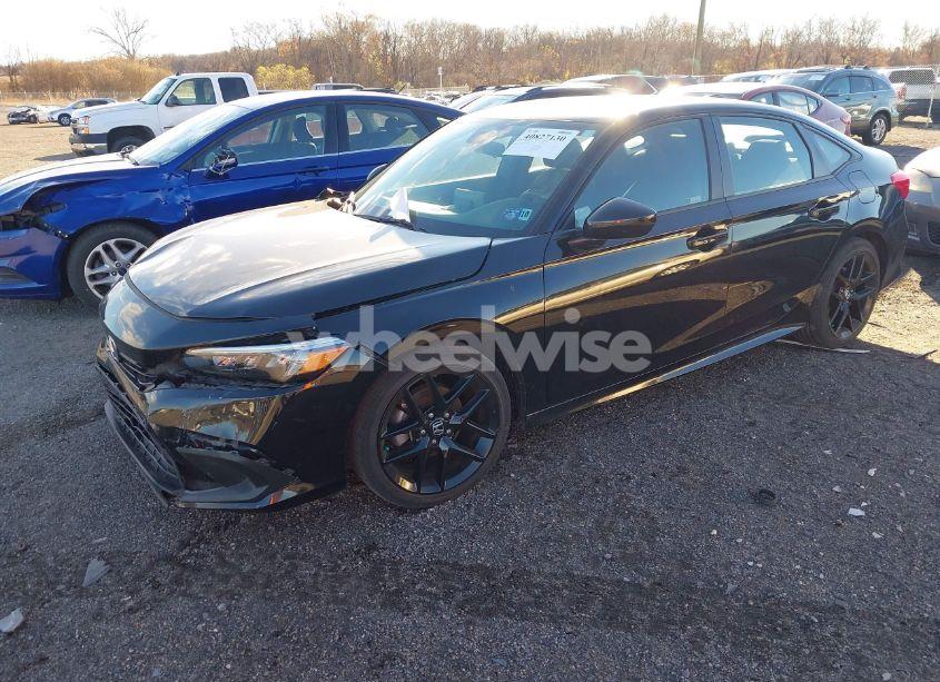 Photo 2 of 2022 Honda Civic SPORT (VIN 2HGFE2F5XNH553303)