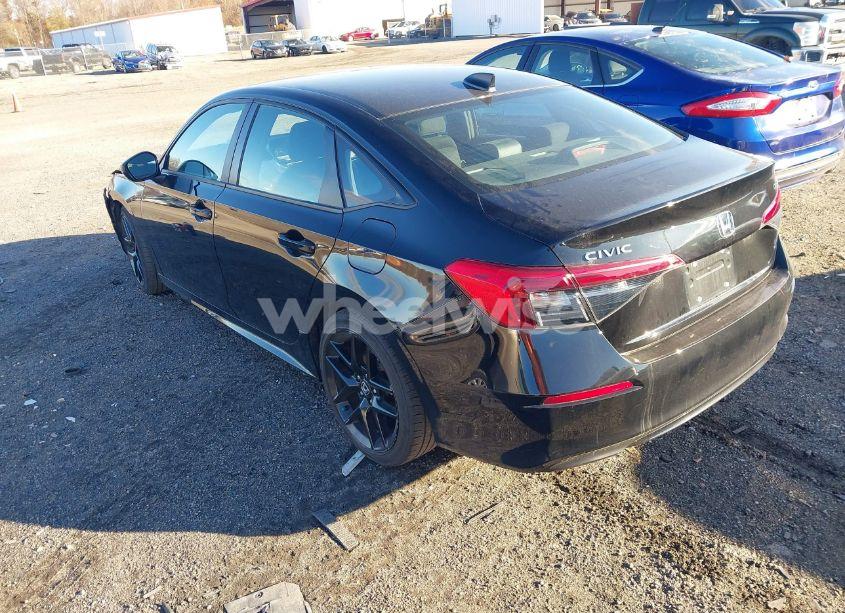 Photo 3 of 2022 Honda Civic SPORT (VIN 2HGFE2F5XNH553303)