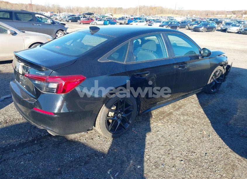 Photo 4 of 2022 Honda Civic SPORT (VIN 2HGFE2F5XNH553303)