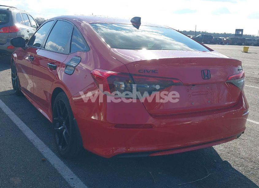 Photo 3 of 2022 Honda Civic SPORT (VIN 2HGFE2F5XNH554872)