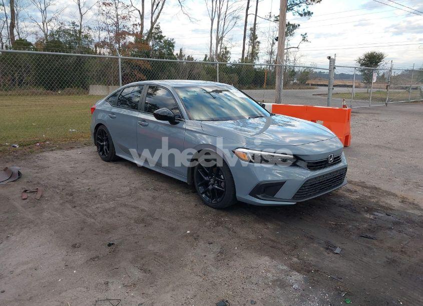 2022 Honda Civic SPORT (VIN 2HGFE2F5XNH555908) main photo