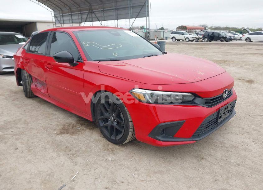 2022 Honda Civic SPORT (VIN 2HGFE2F5XNH592909) main photo