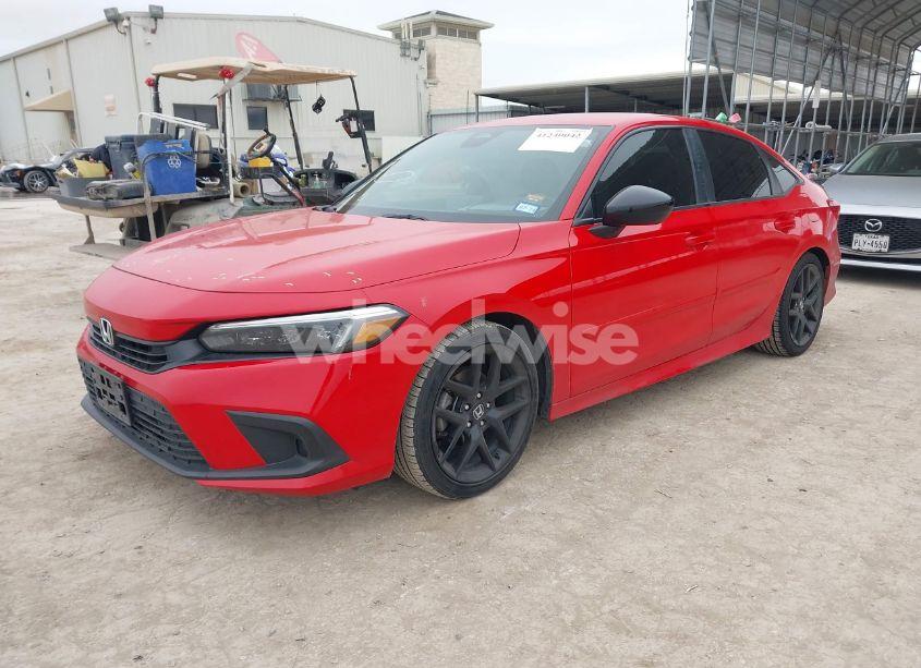 Photo 2 of 2022 Honda Civic SPORT (VIN 2HGFE2F5XNH592909)