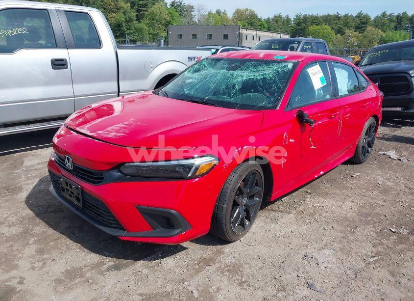 Photo 2 of 2022 Honda Civic SPORT (VIN 2HGFE2F5XNH599097)