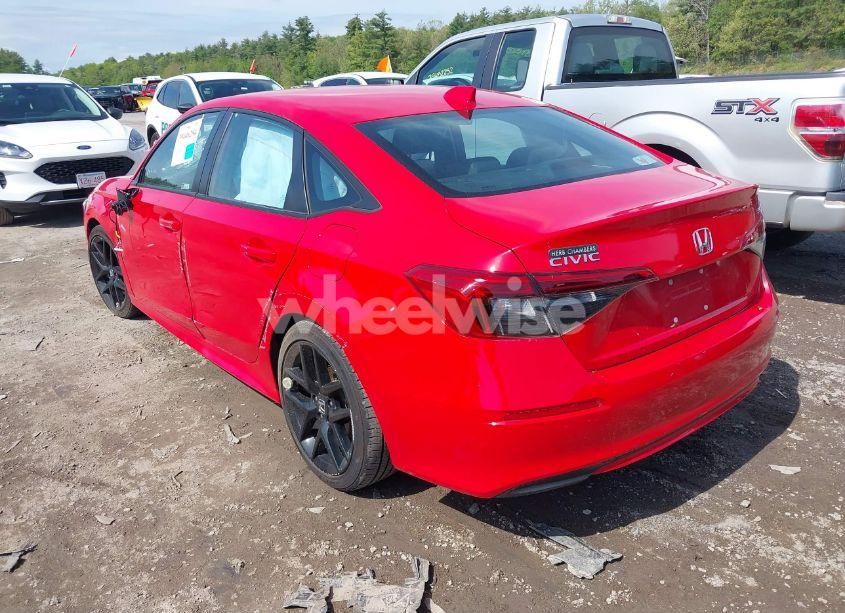 Photo 3 of 2022 Honda Civic SPORT (VIN 2HGFE2F5XNH599097)