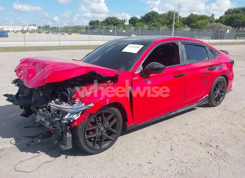 Photo 2 of 2022 Honda Civic SPORT (VIN 2HGFE2F5XNH599343)