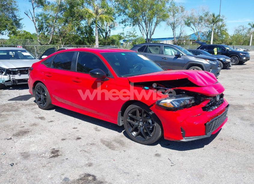 2025 Honda Civic HYBRID SPORT/SPORT TOURING (VIN 2HGFE4F87SH305365) main photo