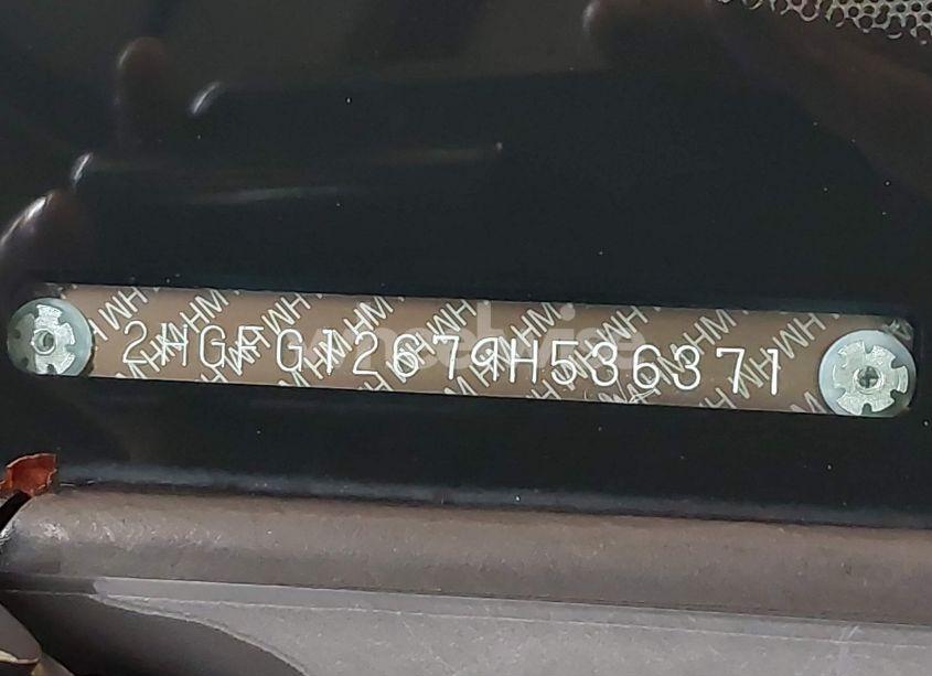 Photo 17 of 2009 Honda Civic LX (VIN 2HGFG12679H536371)