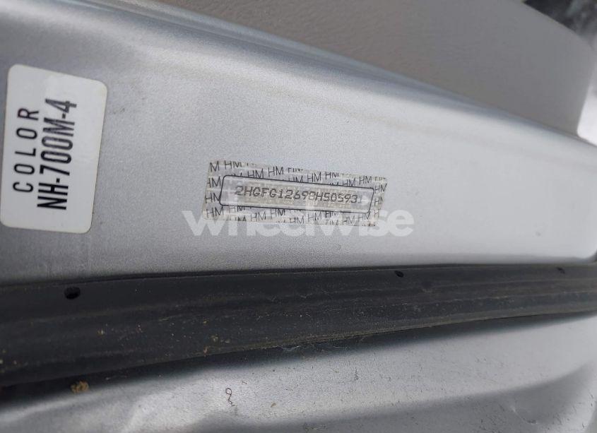 Photo 9 of 2008 Honda Civic LX (VIN 2HGFG12698H505931)