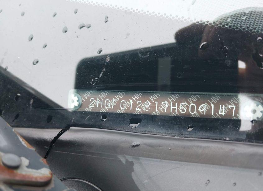 Photo 9 of 2007 Honda Civic EX (VIN 2HGFG12817H509147)