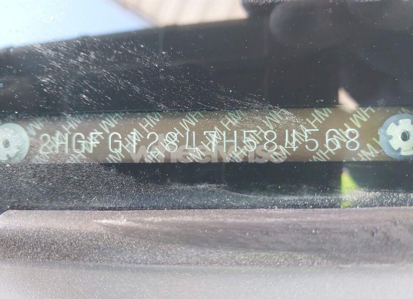 Photo 9 of 2007 Honda Civic EX (VIN 2HGFG12847H584568)