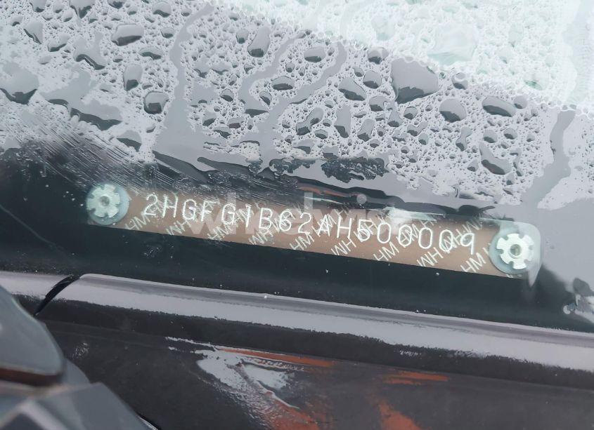 Photo 9 of 2010 Honda Civic LX (VIN 2HGFG1B62AH500009)