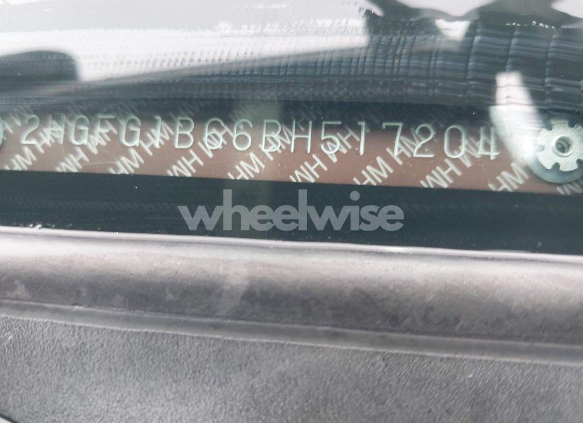 Photo 9 of 2011 Honda Civic LX (VIN 2HGFG1B66BH517204)