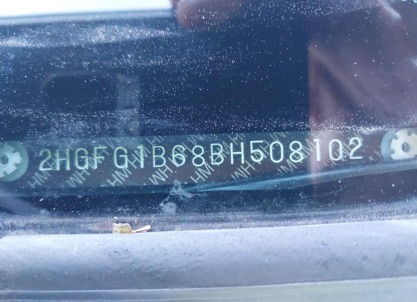 Photo 9 of 2011 Honda Civic LX (VIN 2HGFG1B68BH508102)