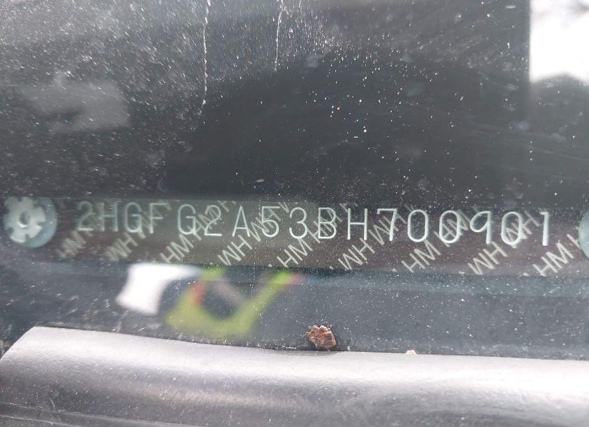 Photo 9 of 2011 Honda Civic SI (VIN 2HGFG2A53BH700901)