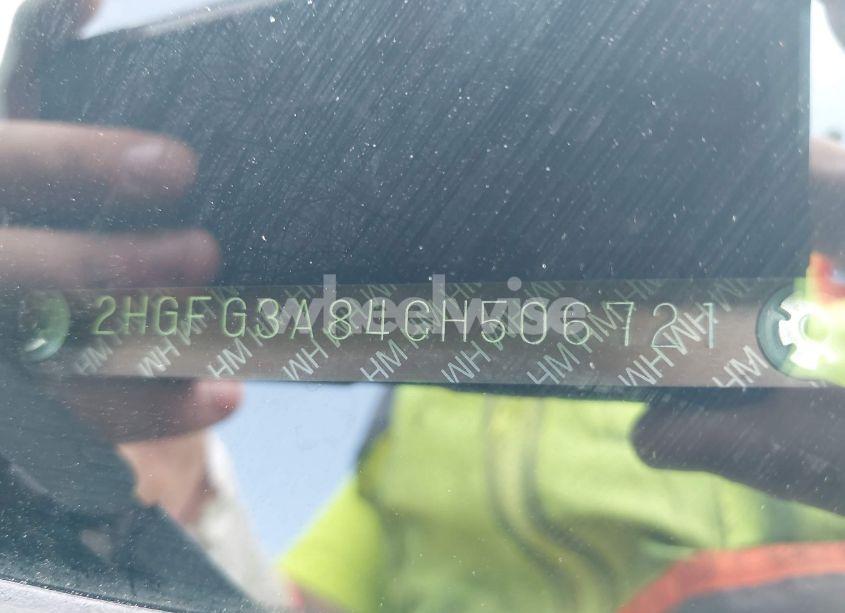 Photo 9 of 2012 Honda Civic EX (VIN 2HGFG3A84CH506721)