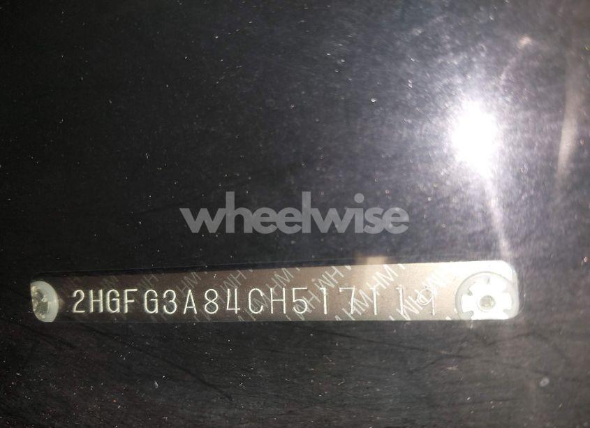 Photo 17 of 2012 Honda Civic EX (VIN 2HGFG3A84CH517119)