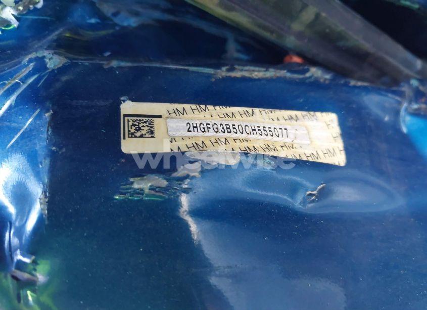 Photo 9 of 2012 Honda Civic LX (VIN 2HGFG3B50CH555077)