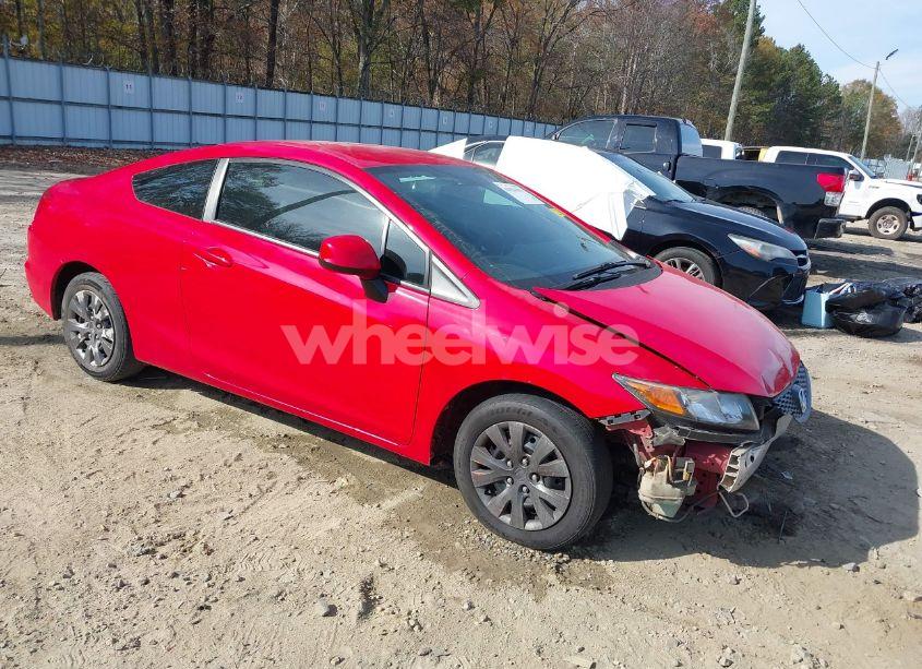 2012 Honda Civic LX (VIN 2HGFG3B56CH537246) main photo