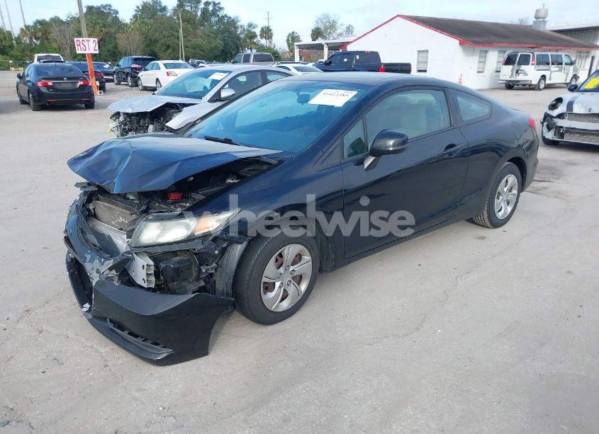 Photo 2 of 2013 Honda Civic CPE LX (VIN 2HGFG3B56DH526491)