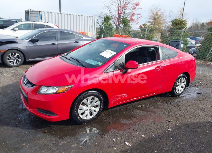 Photo 2 of 2012 Honda Civic LX (VIN 2HGFG3B57CH550863)