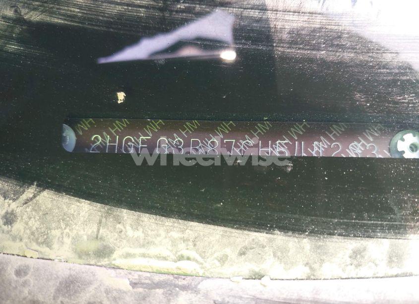 Photo 9 of 2012 Honda Civic EX (VIN 2HGFG3B87CH544233)