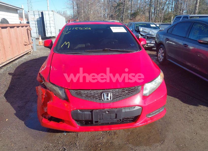 Photo 12 of 2012 Honda Civic CPE EX (VIN 2HGFG3B8XCH542122)