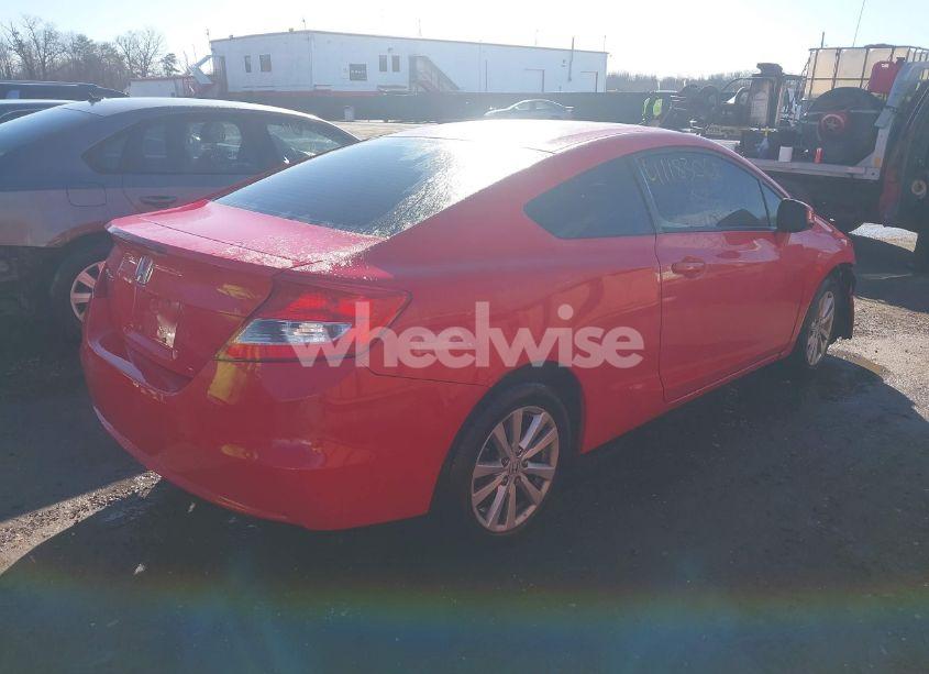 Photo 4 of 2012 Honda Civic CPE EX (VIN 2HGFG3B8XCH542122)