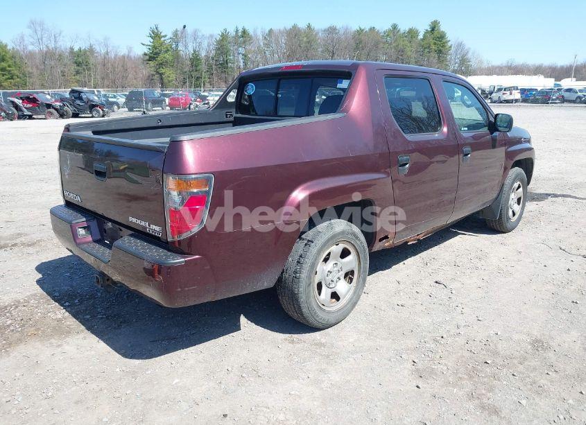 Photo 4 of 2008 Honda Ridgeline RT (VIN 2HJYK16248H519809)