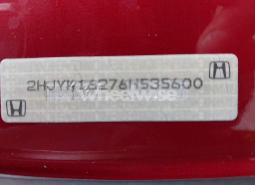 Photo 9 of 2006 Honda Ridgeline RT (VIN 2HJYK16276H535600)