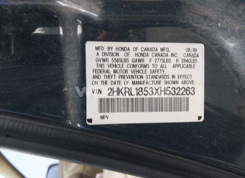 Photo 9 of 1999 Honda Odyssey LX (VIN 2HKRL1853XH532263)