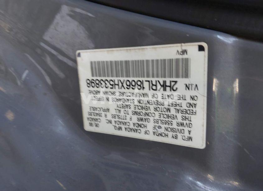 Photo 9 of 1999 Honda Odyssey EX (VIN 2HKRL1866XH533898)