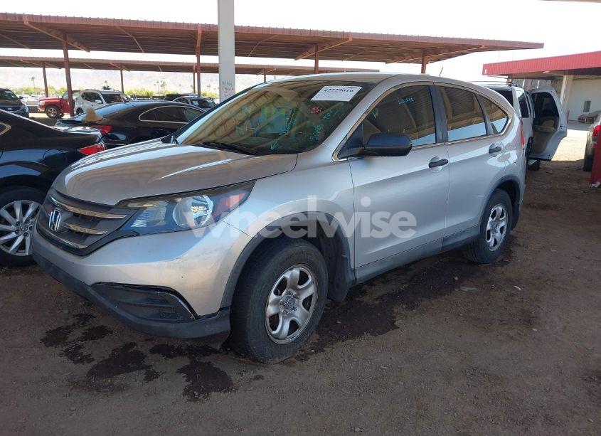 Photo 2 of 2013 Honda Cr-v LX (VIN 2HKRM3H3XDH516936)