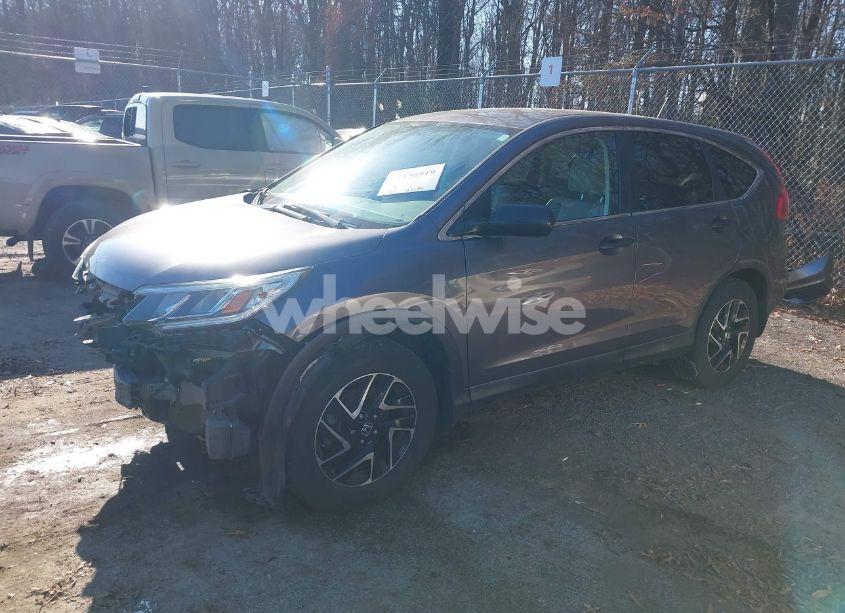 Photo 2 of 2016 Honda Cr-v SE (VIN 2HKRM3H44GH508229)