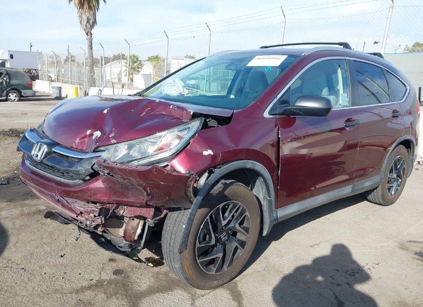 Photo 2 of 2016 Honda Cr-v SE (VIN 2HKRM3H48GH537684)