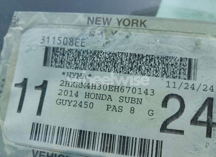 Photo 17 of 2014 Honda Cr-v LX (VIN 2HKRM4H30EH670143)