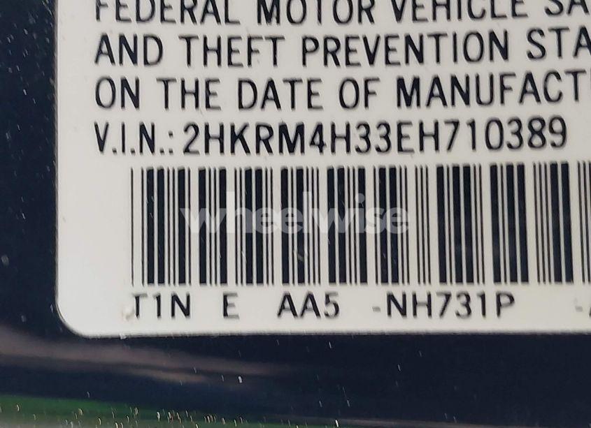 Photo 9 of 2014 Honda Cr-v LX (VIN 2HKRM4H33EH710389)