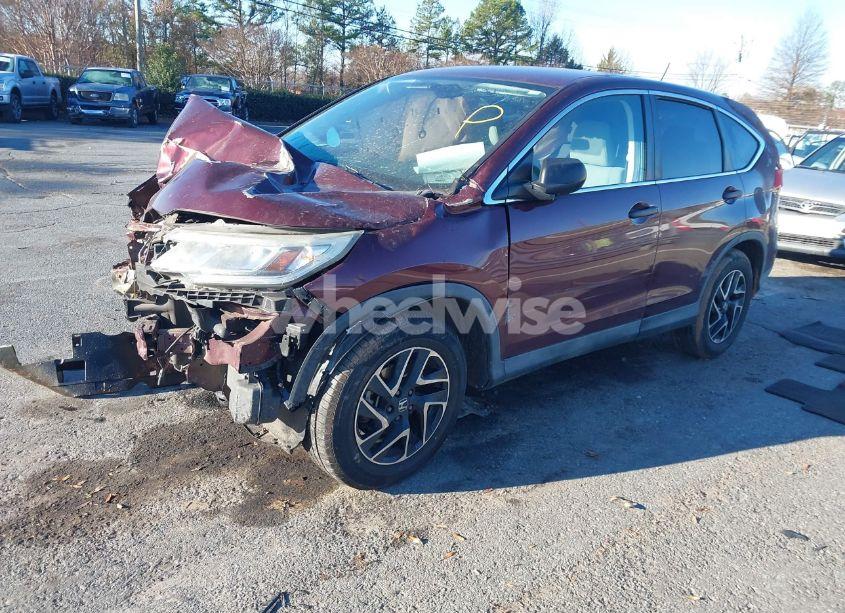 Photo 2 of 2016 Honda Cr-v SE (VIN 2HKRM4H40GH641480)