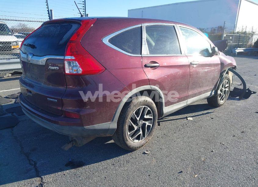 Photo 4 of 2016 Honda Cr-v SE (VIN 2HKRM4H40GH641480)