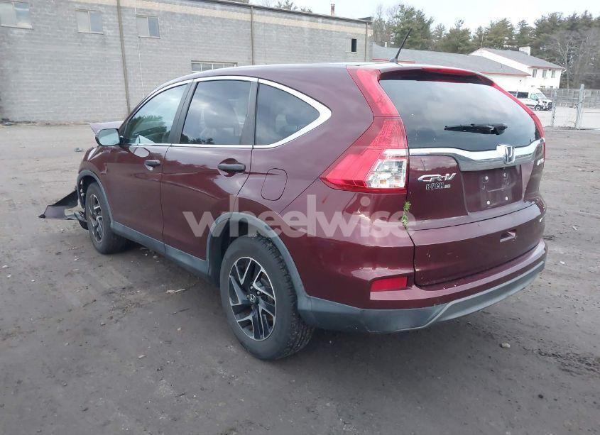 Photo 3 of 2016 Honda Cr-v SE (VIN 2HKRM4H46GH726520)