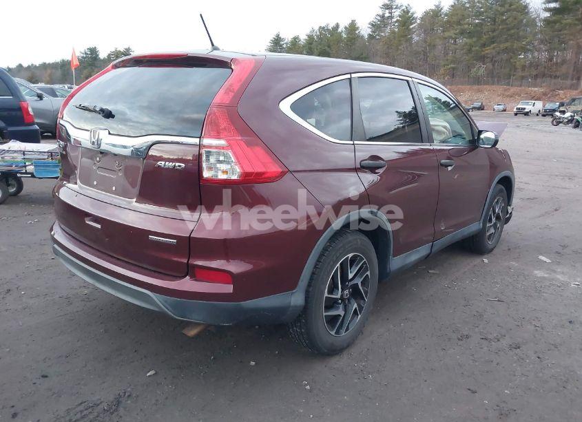 Photo 4 of 2016 Honda Cr-v SE (VIN 2HKRM4H46GH726520)