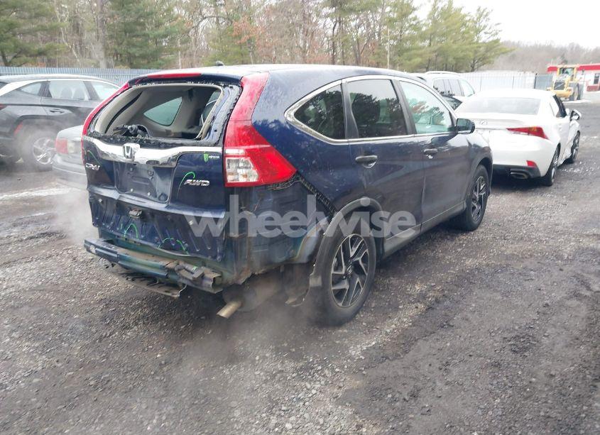 Photo 4 of 2016 Honda Cr-v SE (VIN 2HKRM4H47GH707054)