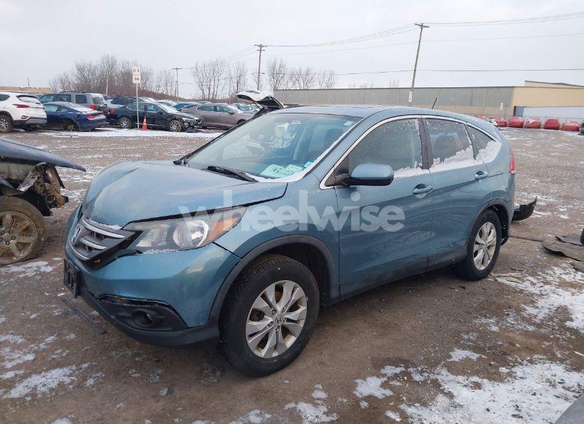 Photo 2 of 2014 Honda Cr-v EX (VIN 2HKRM4H51EH602225)