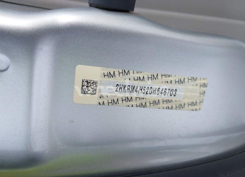 Photo 9 of 2013 Honda Cr-v EX (VIN 2HKRM4H52DH646703)