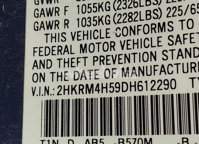 Photo 9 of 2013 Honda Cr-v EX (VIN 2HKRM4H59DH612290)