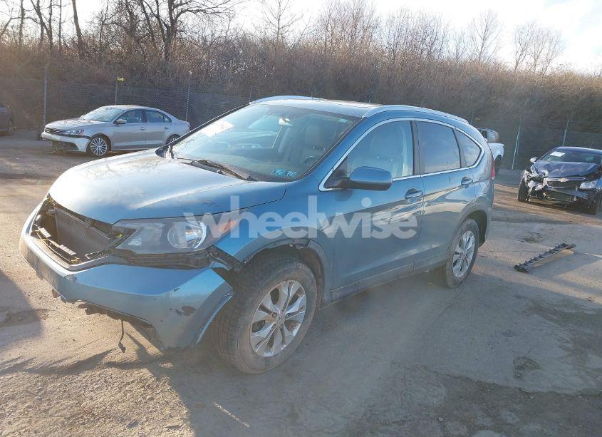 Photo 2 of 2014 Honda Cr-v EX-L (VIN 2HKRM4H72EH665111)
