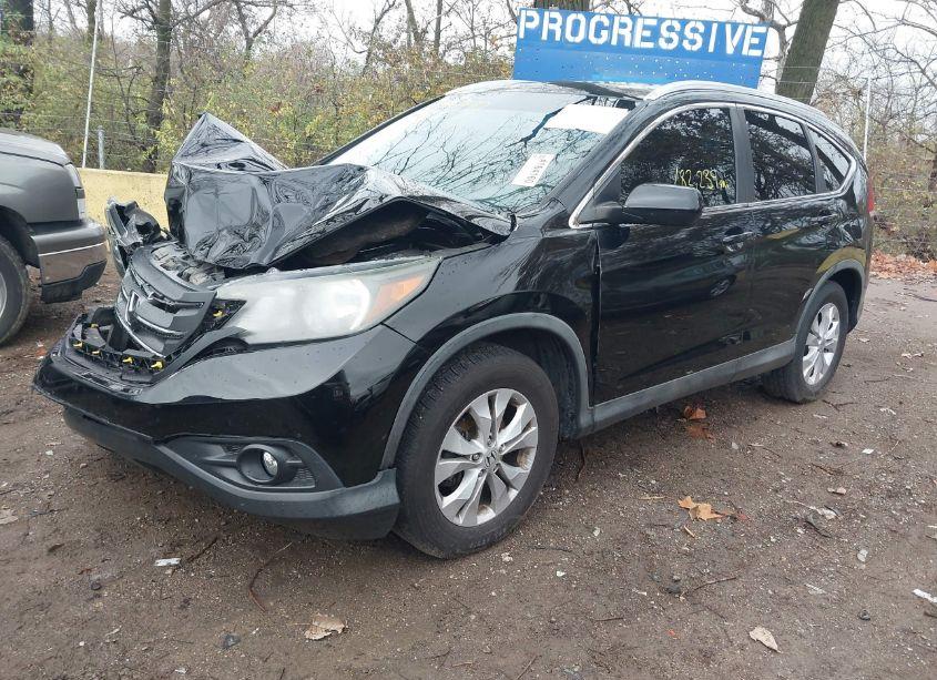 Photo 2 of 2014 Honda Cr-v EX-L (VIN 2HKRM4H75EH632605)