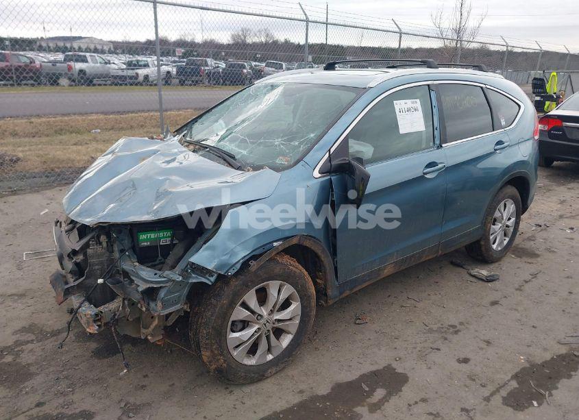 Photo 2 of 2014 Honda Cr-v EX-L (VIN 2HKRM4H75EH656595)