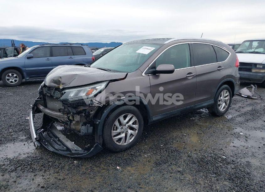 Photo 2 of 2015 Honda Cr-v EX-L (VIN 2HKRM4H77FH663582)